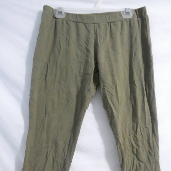 AQUA ROSE | small | Casual Olive Green Leggings - Picture 6 of 16